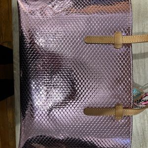 Consuela Tote metallic pink